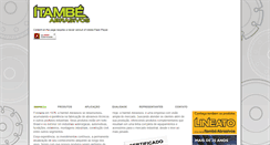 Desktop Screenshot of itambeabrasivos.com.br