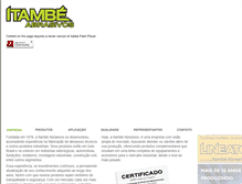 Tablet Screenshot of itambeabrasivos.com.br